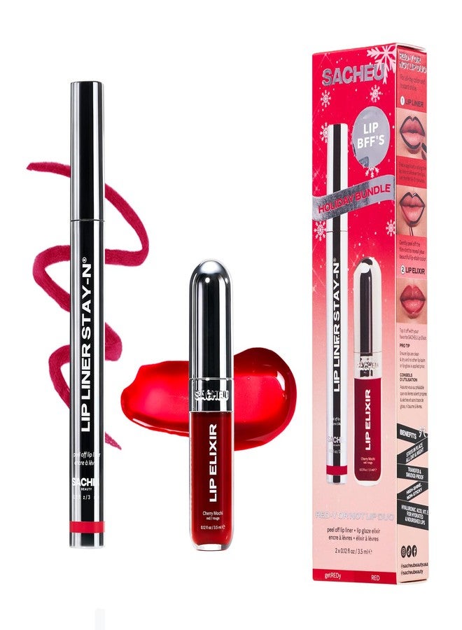 ساتيو محدد شفاه ساشيو STAY-N Peel Off Lip Stain — لون شفاه مقاوم للماء يدوم طويلاً مع حمض الهيالورونيك وفيتامين E — لمسة نهائية غير لامعة مقاومة للانتقال، نباتي وخالٍ من القسوة (أحمر أو غير ذلك) - Image 1